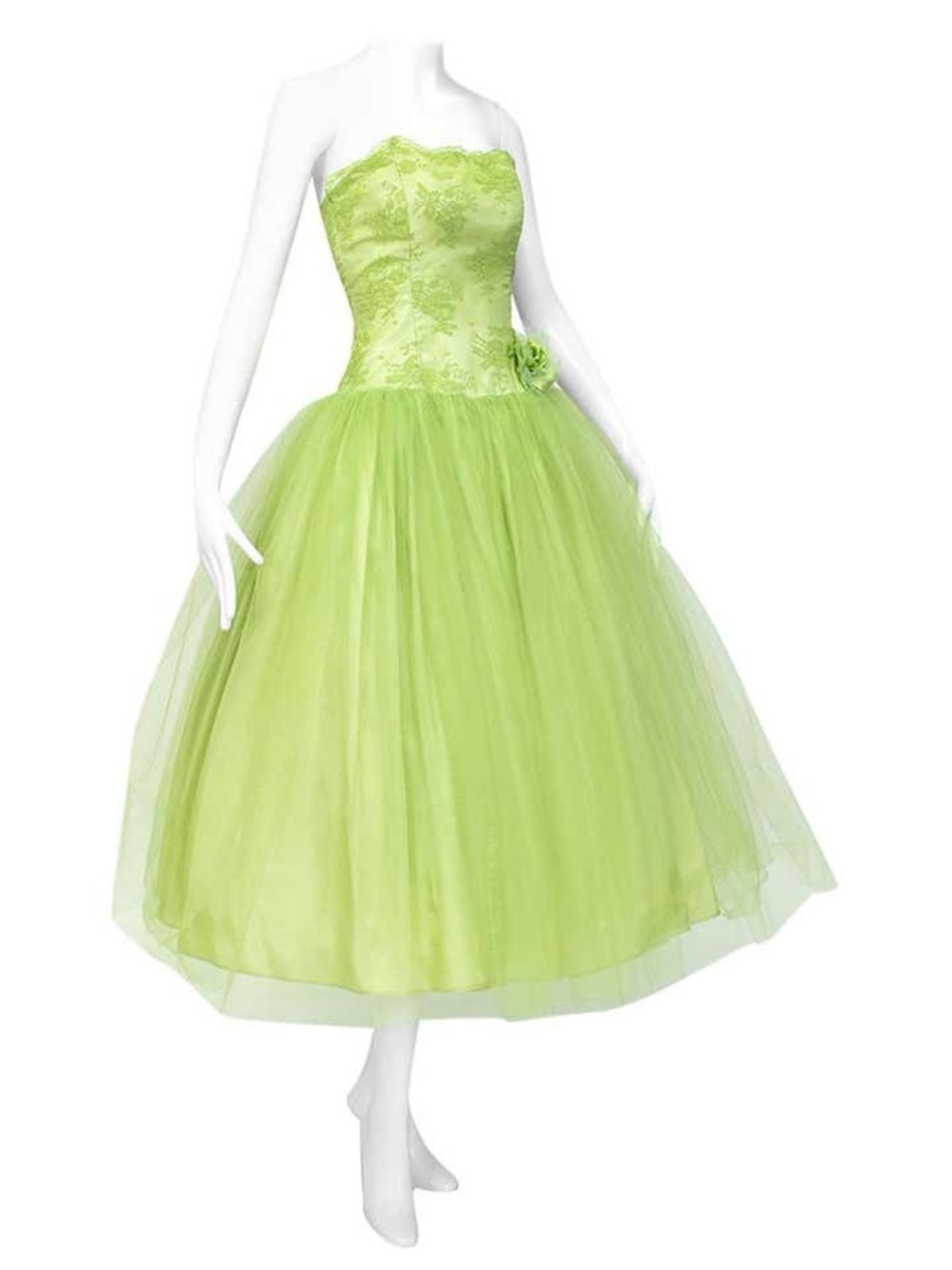 Vintage Y2K 2003 Jessica McClintock for Gunne Sax green dress size 10